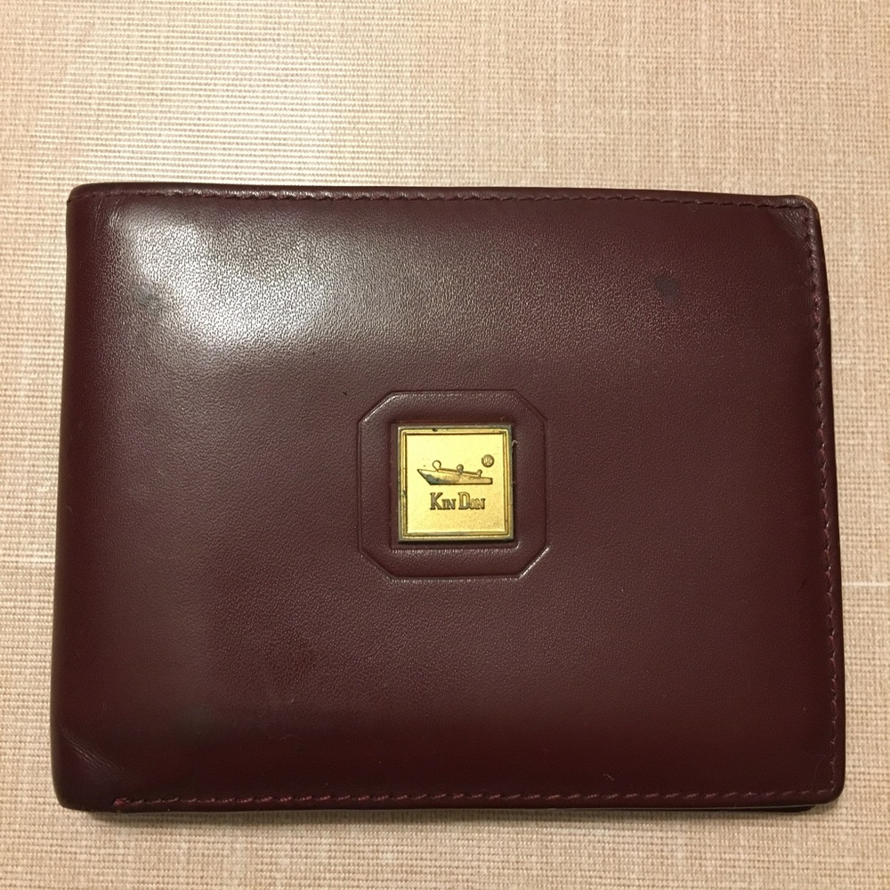 KIN DON Artificial Leather Brown wallet
